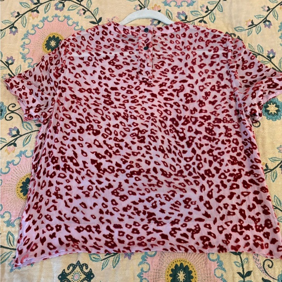 Rag & Bone Pink Patterned Blouse - Picture 2 of 9